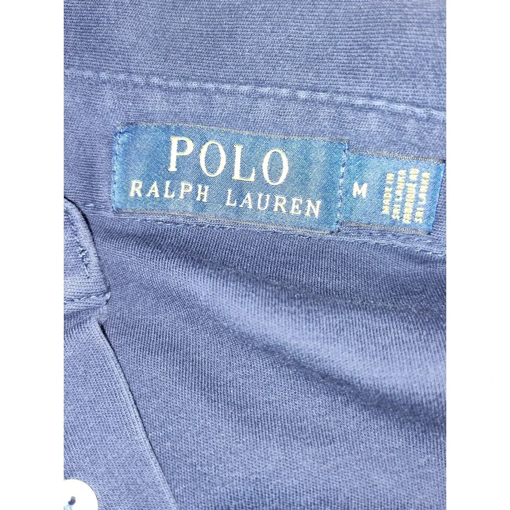 Polo Ralph Lauren Short‎ Sleeved Polo Shirt Navy Blue Medium